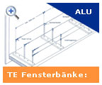 Fensterbänke ALU